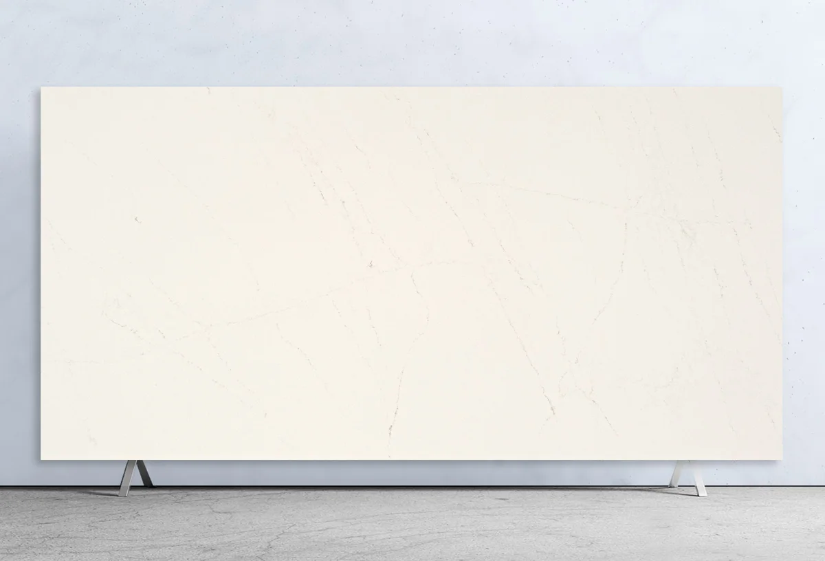 Caesarstone 5112 Aterra Blanca mineral surface sample