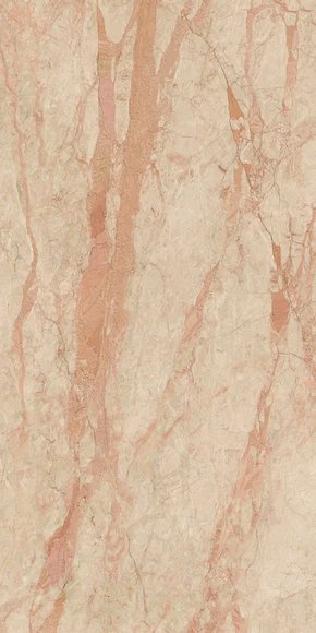 Laminam Calacatta Rosa porcelain surface sample