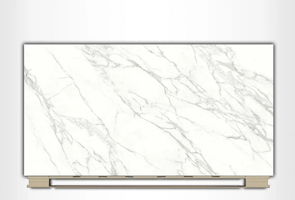 Neolith Calacatta C01 Silk sintered stone sample