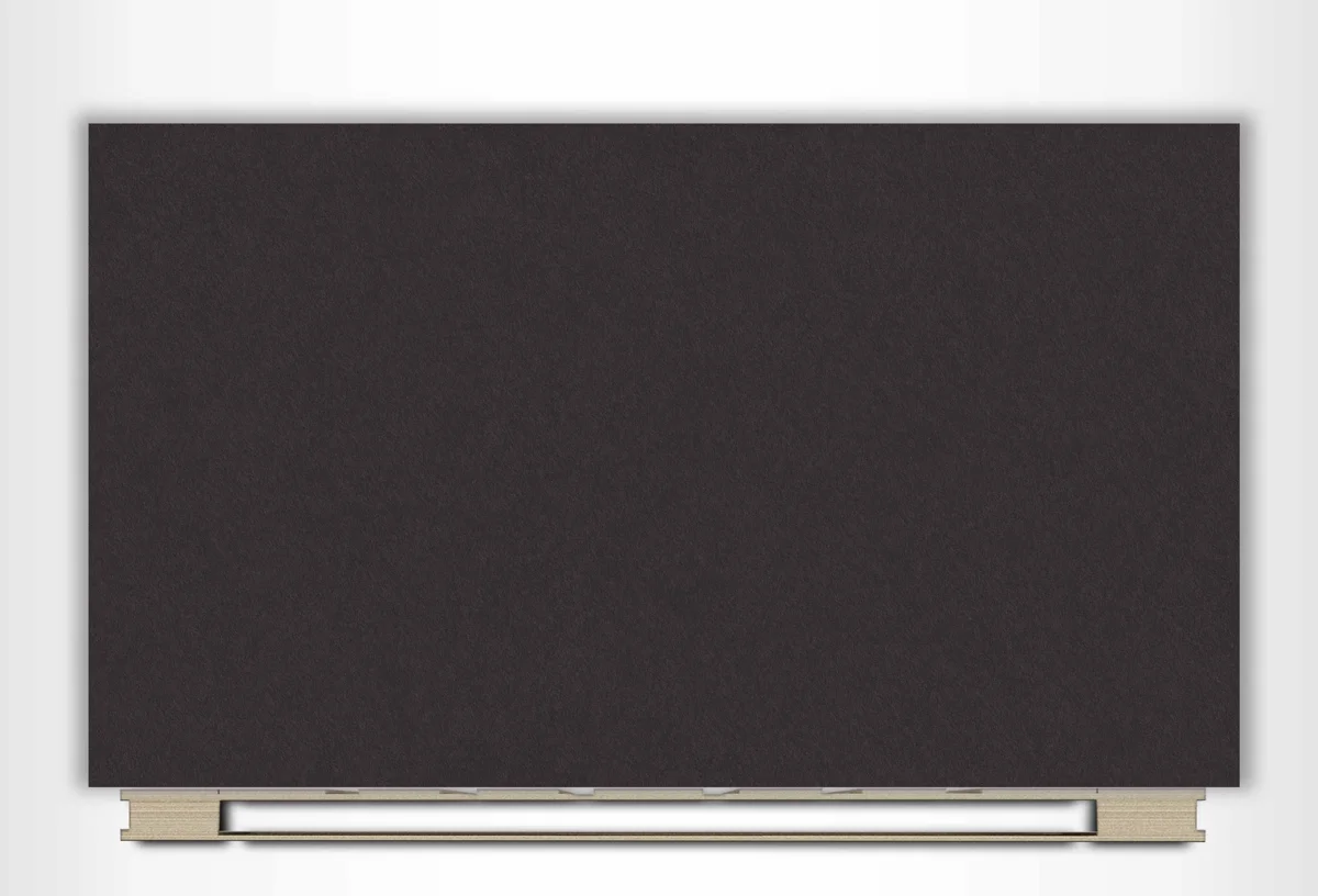 Neolith Nero Zimbabwe Riverwashed sintered stone sample