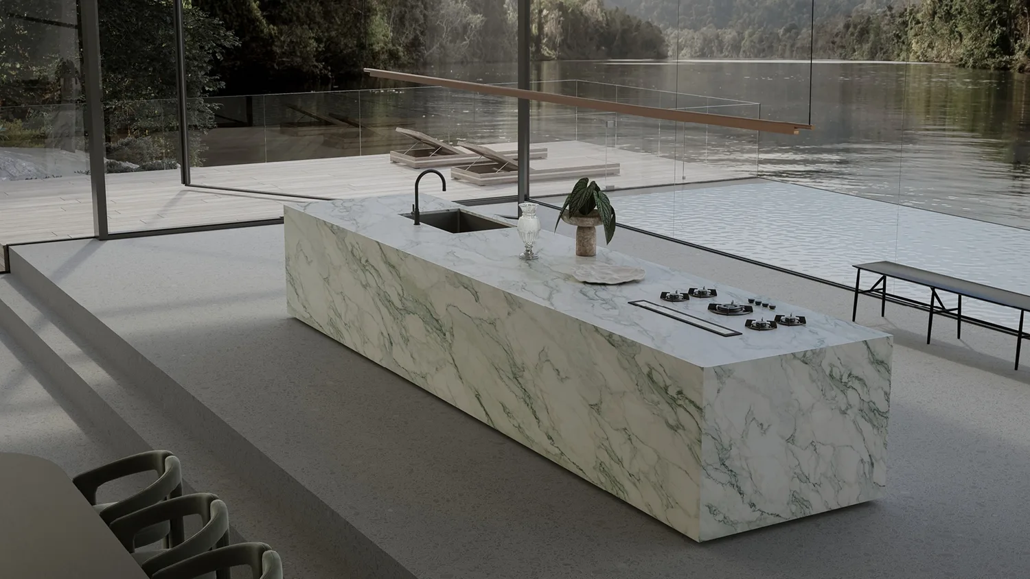 Eastern Suburbs kitchen material inspiration from Smartstone