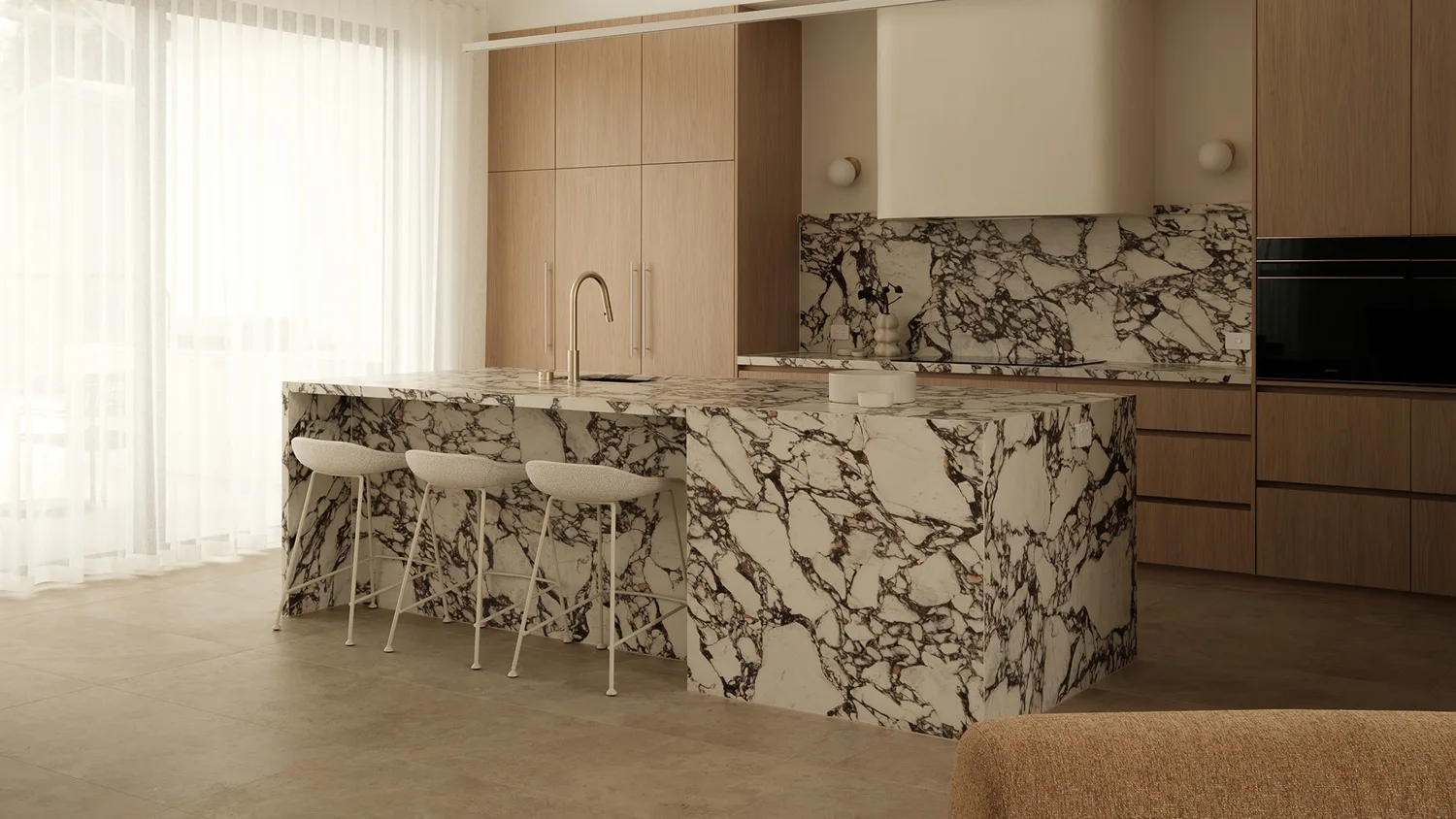 Balmain & Rozelle kitchen material inspiration from Smartstone